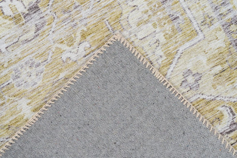 Soho 401 Lind Machine Washable Rug with Floral Medallion - ADORE RUGS and FLOORING